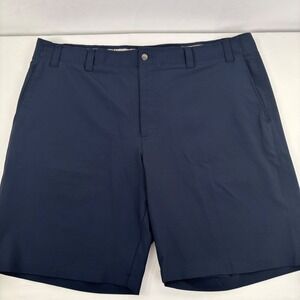 Callaway Mens Navy Blue Stretch Golf Flat Front Performance Shorts Size 40
